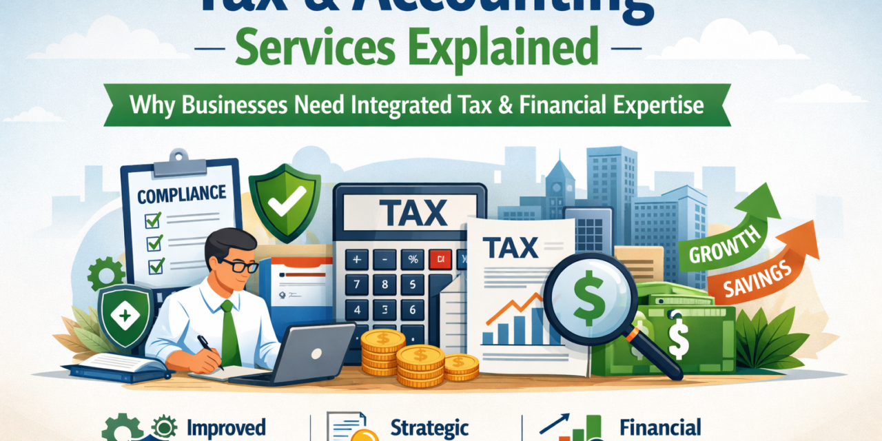 Tax and Accounting Services Explained: Why Businesses Need Integrated Tax & Financial Expertise