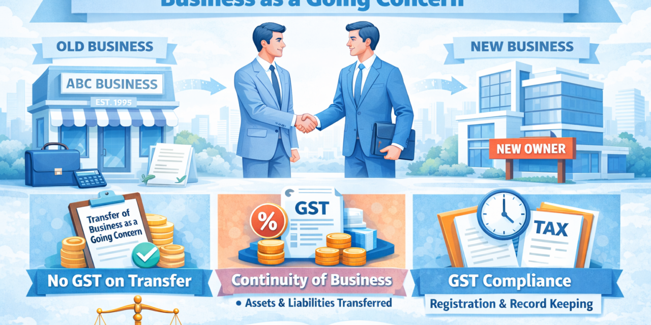 GST Implication on Transfer of Business as a Going Concern