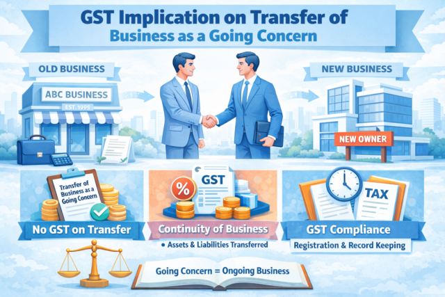 GST Implication on Transfer of Business as a Going Concern