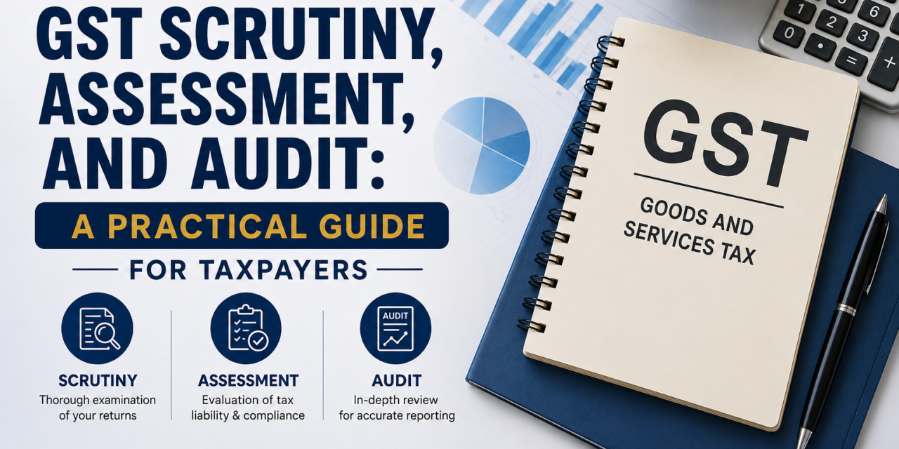 Understanding GST Scrutiny, Assessment, and Audit: A Practical Guide for Taxpayers